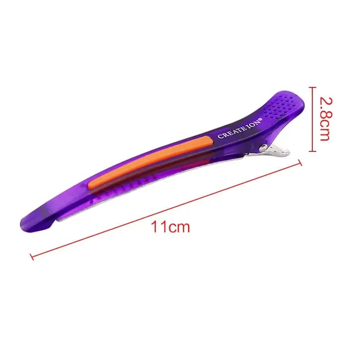 Épingle à cheveux en plastique segmenté pour Salon de coiffure, accessoires de coiffure, Clips pour tondeuse à cheveux, outils de coiffure professionnels