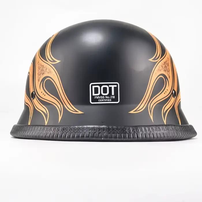 Casque certifié DOT, casque de moto vintage
