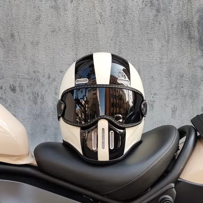 Casque intégral de Moto FBR rétro Style Tokyo