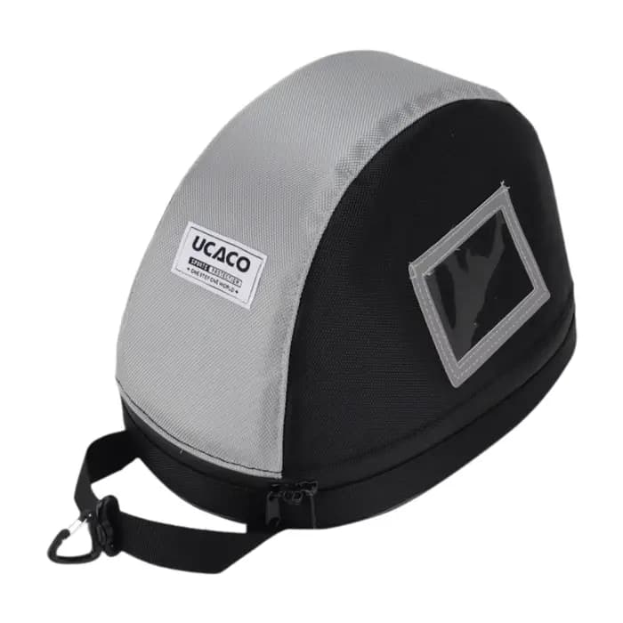 Sac de rangement pour casque avec poignée de transport