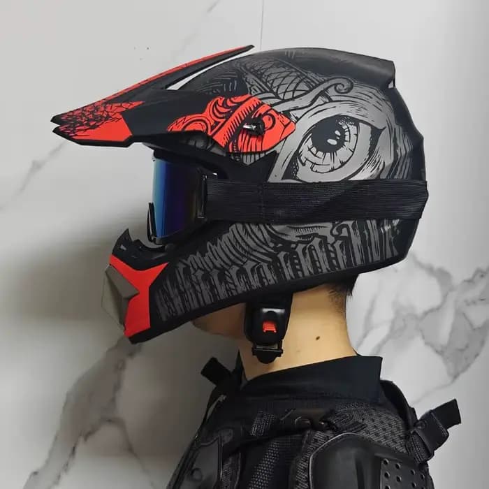 905-casque tout-terrain de vélo de montagne, casque de vélo électrique quatre saisons, casque de rallye pour hommes, réduction de vitesse en montagne
