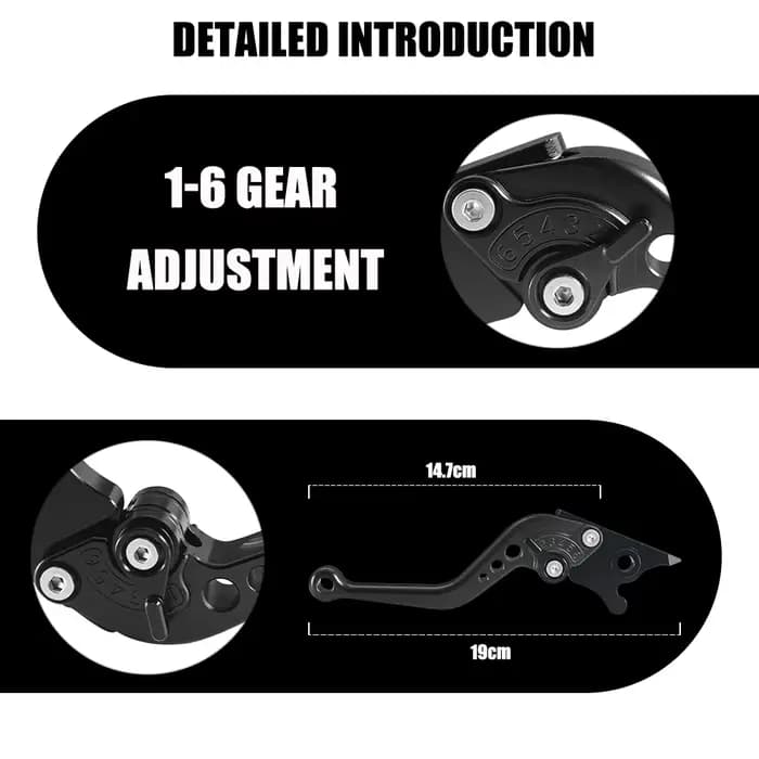 Pour XMAX300 XMAX400 250 125 16-24 NMAX155 NMAX125 15-24 moto levier d'embrayage de frein réglable poignée