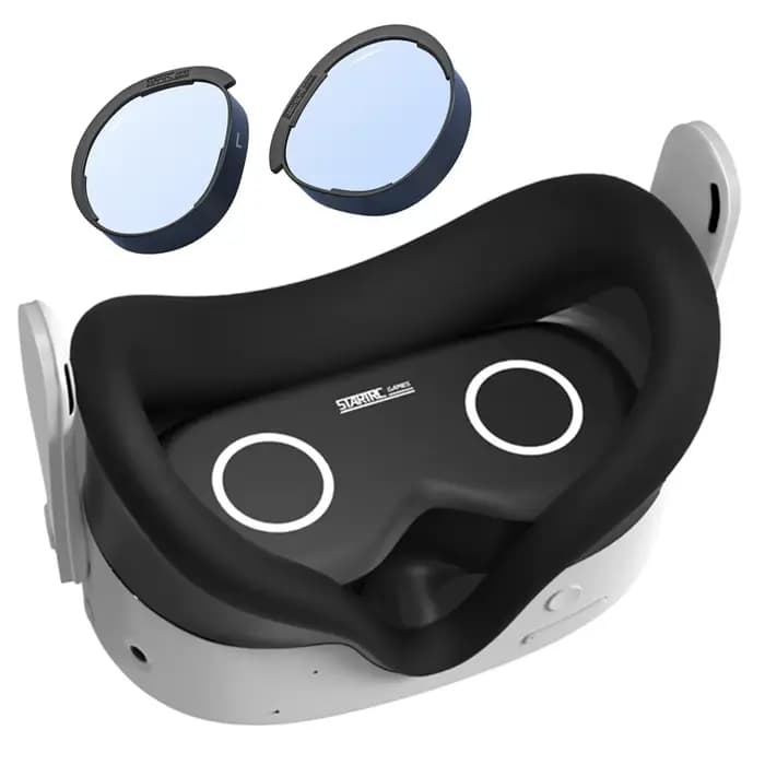 Lentilles anti-lumière bleue pour Meta Quest 3S, lentilles anti-rayures, miroir pour casque VR, accessoires VR pour lunettes VR Meta Quest 3S