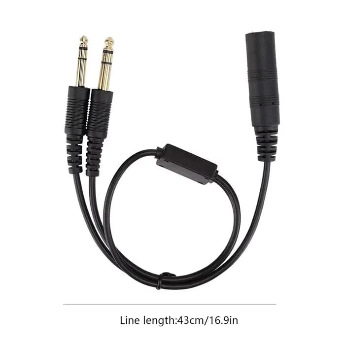 Adaptateur de casque d'aviation générale pour hélicoptère, connecteur de casque, Communication d'avion, convertisseur d'écouteurs