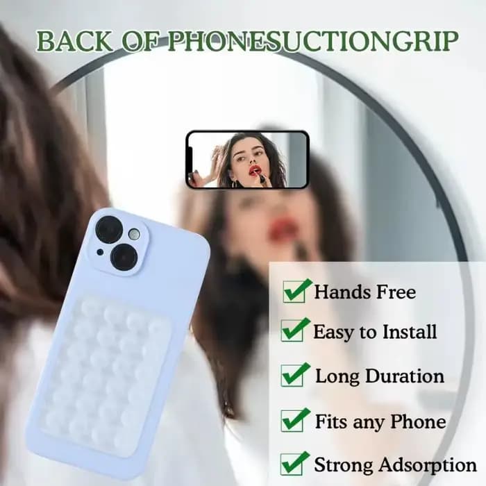 Tapis de support de téléphone à ventouse en Silicone