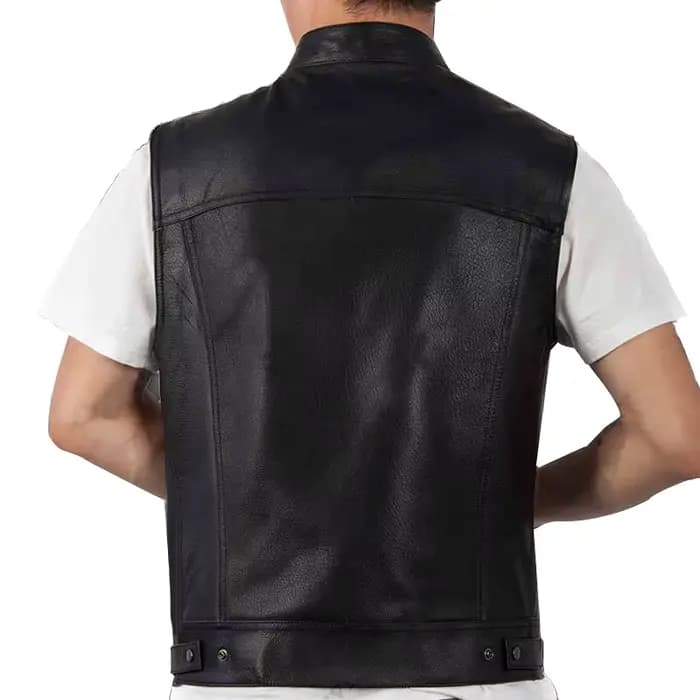 Hommes Moto printemps vestes SOA Punk noir
