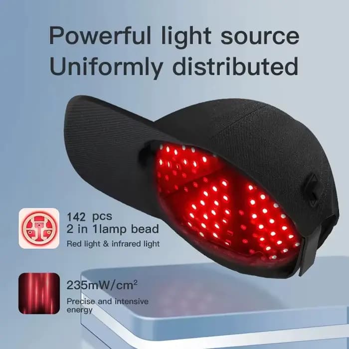 Casque de luminothérapie LED 660nm 940nm pour la repousse des cheveux et le traitement de la perte de cheveux
