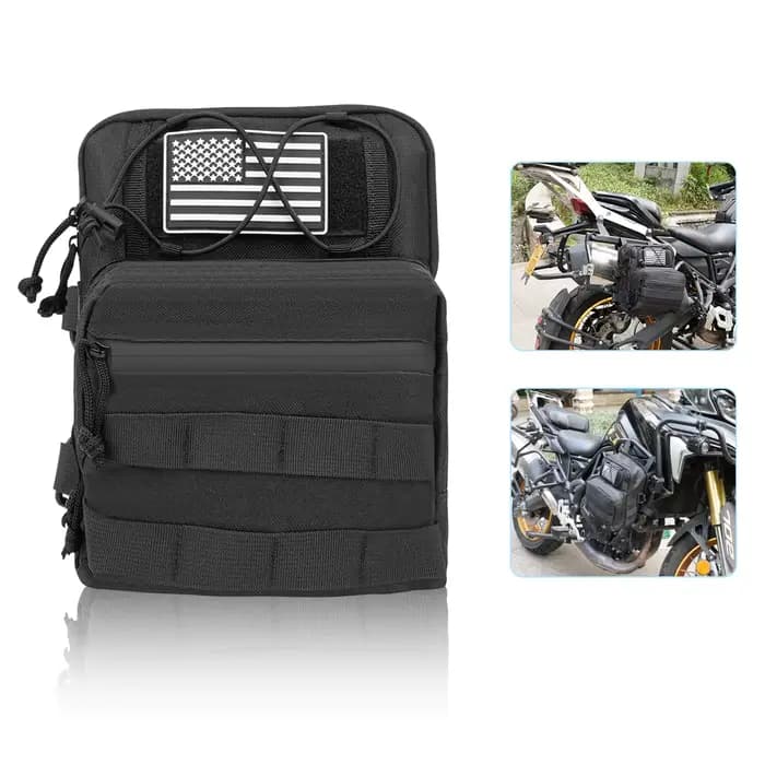 Sac étanche pour barres de sécurité pour cadre de moto