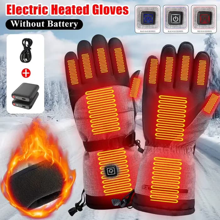 Gants chauffants d'hiver hommes femmes