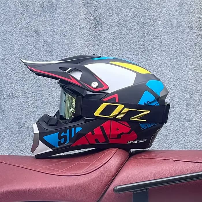 Hommes Motocross casque hors route professionnel Atv Cross casques vtt Dh course Moto