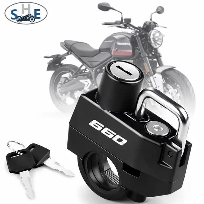 Verrou de casque de moto pour Triumph Trident 660 Sport Tiger 660 Trident660