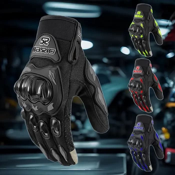 Gants d'escalade de moto en maille d'été
