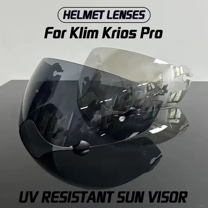 Casque de moto, lentille PC résistante aux UV pour modèle Krios Pro