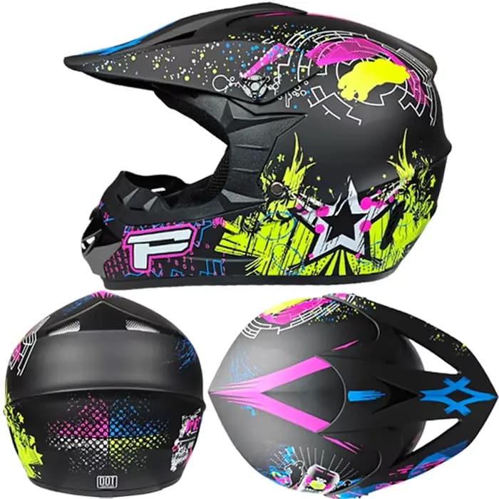 Casque de moto tout-terrain Durable pour compétition de course de Motocross