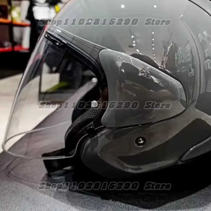 RAM gris brillant demi-casque unisexe moto tout-terrain SZ-R VAS casque descente course montagne croix Casco Capacete
