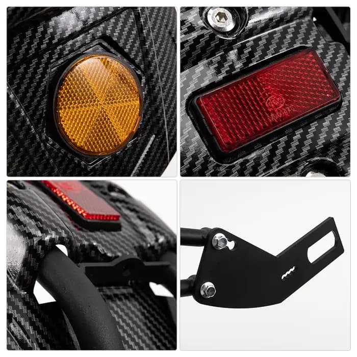 Garde-boue arrière modifié pour moto