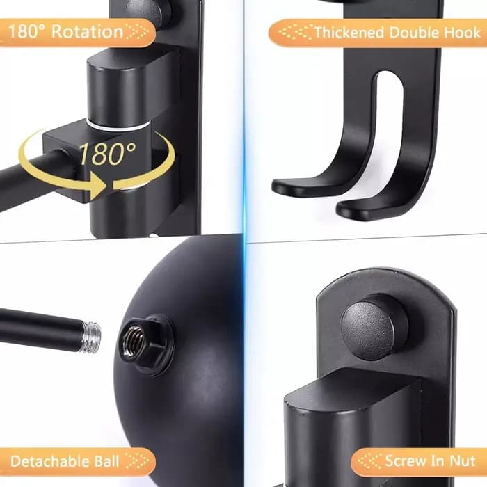 Support mural pour casque de moto