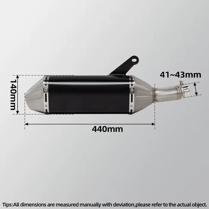 Kit d'échappement Slip-On pour moto CF MOTO 450MT MT450 450 MT