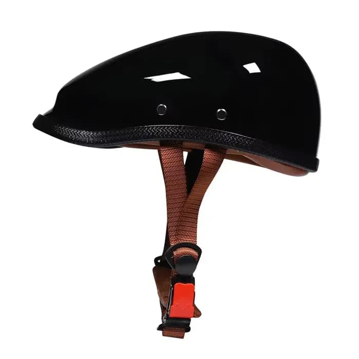Demi-casque de chopper rétro, béret ouvert pour moto, grand bonhomme DS, scooter de haute qualité