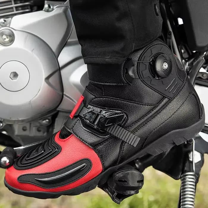 Chaussures d'équitation tout-terrain pour moto enduro pour hommes pour motocycliste et utilisation en extérieur