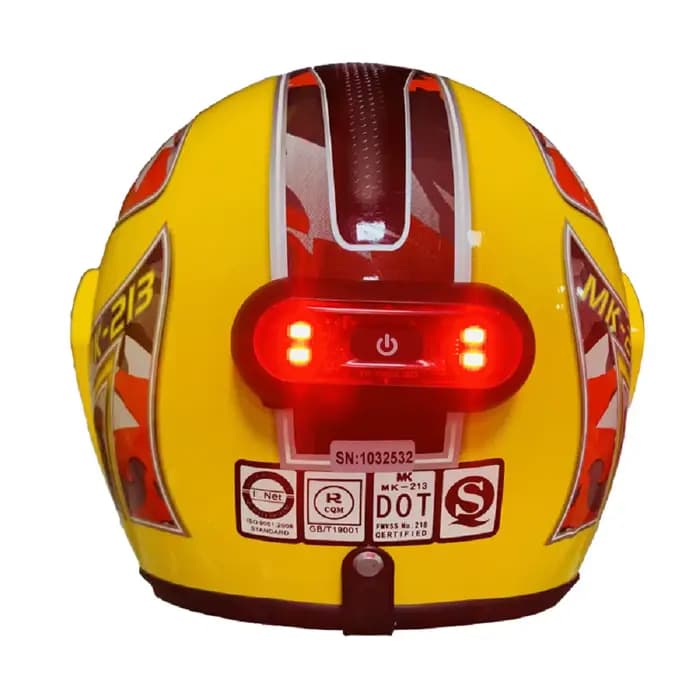Lumière LED étanche pour casque de moto