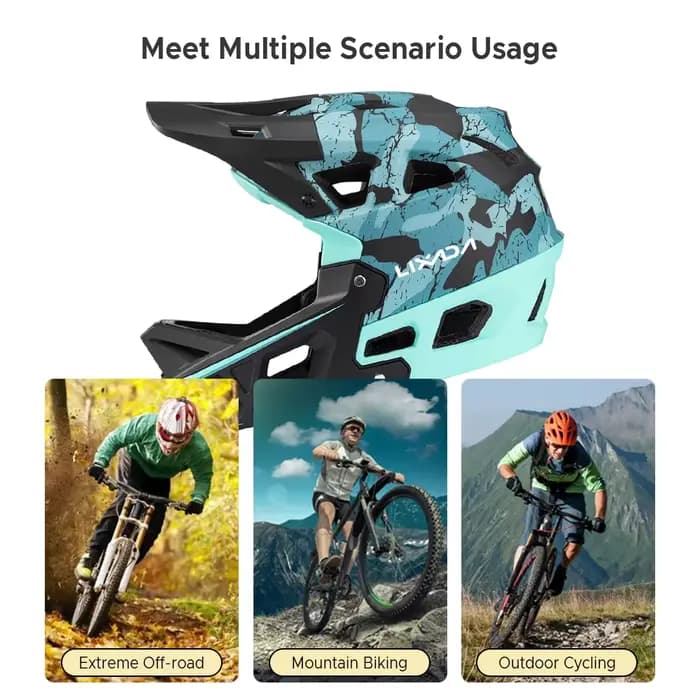 Casque intégral de vélo de montagne pour adultes
