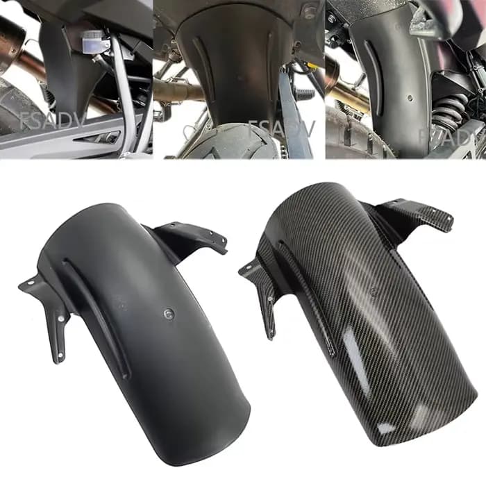 Garde-boue arrière de moto en carbone