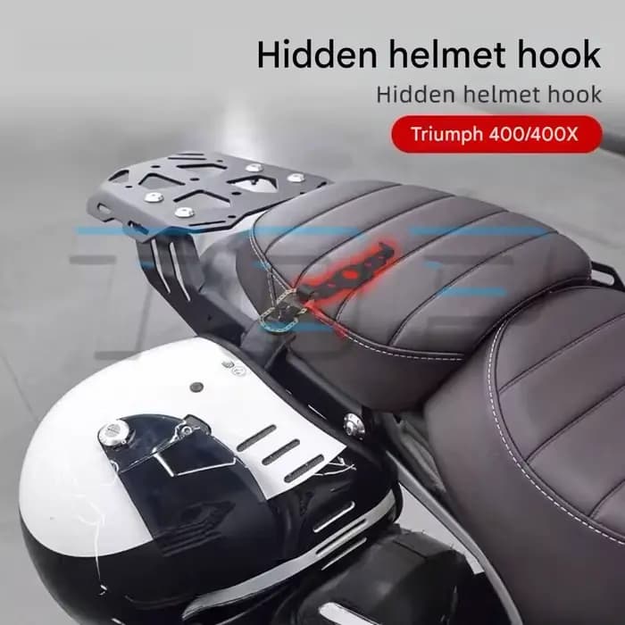 Serrure de casque dissimulée