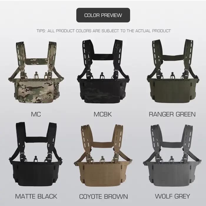 Système MOLLE, plate-forme de poitrine modulaire