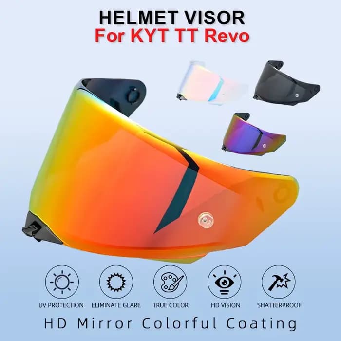 Visière de remplacement pour casque de moto KYT TT Revo