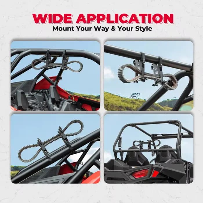 Support de courroie de transmission universel pour barres de protection UTV 1