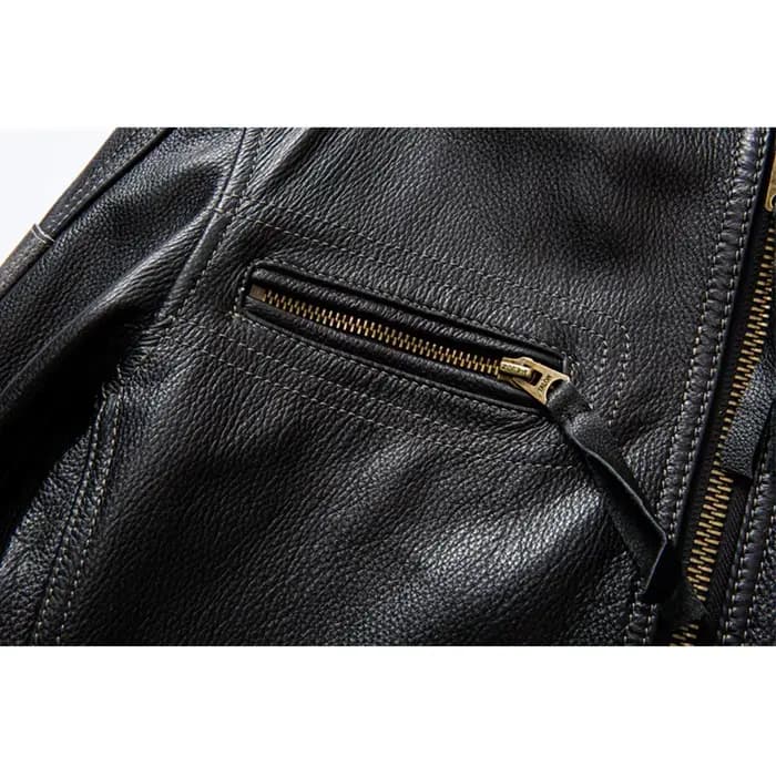 Veste de moto veste de moto tout-terrain résistante à l'usure et aux rayures veste en cuir imperméable et coupe-vent