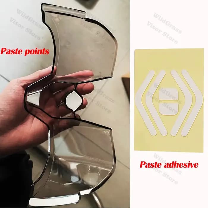 Nouveau Spoiler de Décoration Arrière pour Casque