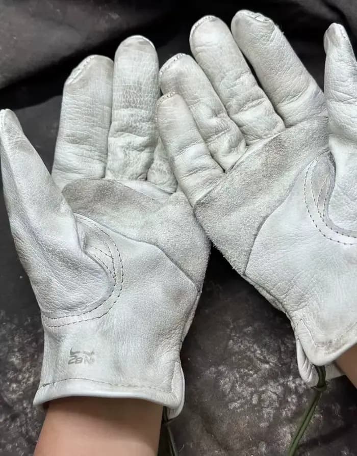 Nouveau gant de course de Moto en cuir Vintage fait à la main Guantes