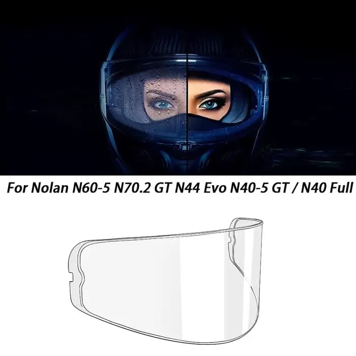 Visière de casque complète, Anti-buée, pour Nolan N60-5 N70.2 GT N44 Evo N40-5 GT / N40