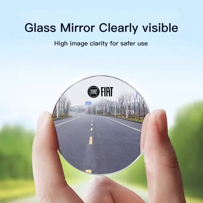 Rétroviseur de voiture 360 ° Petit miroir rond, accessoires automobiles pour FIAT 500 Ducato Panda Grande Punto Tipo Abarth Pulse 600 500L