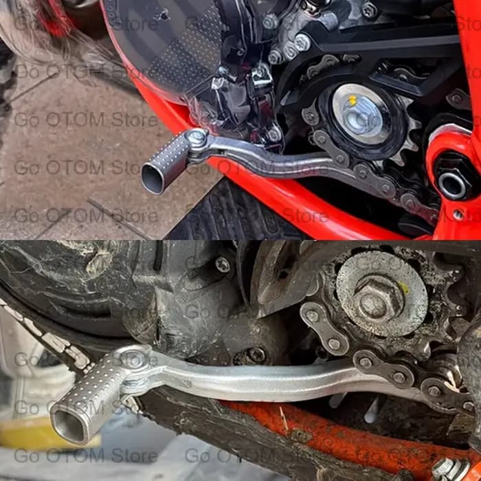 Levier de changement de vitesse de moto