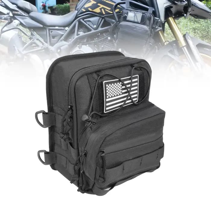 Sac étanche pour barres de sécurité pour cadre de moto