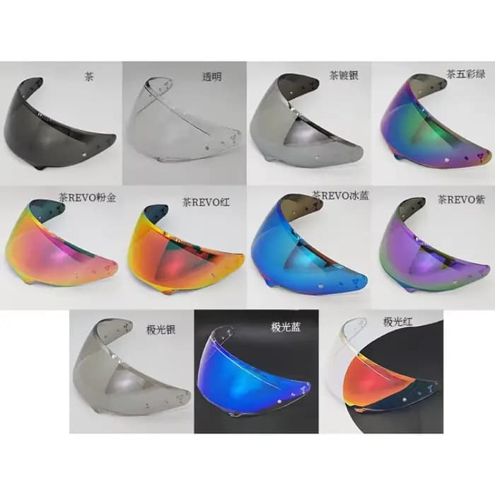 Visière de casque de moto pour pare-brise I71