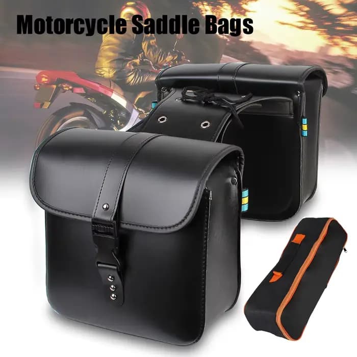 Sacs de selle de moto rétro