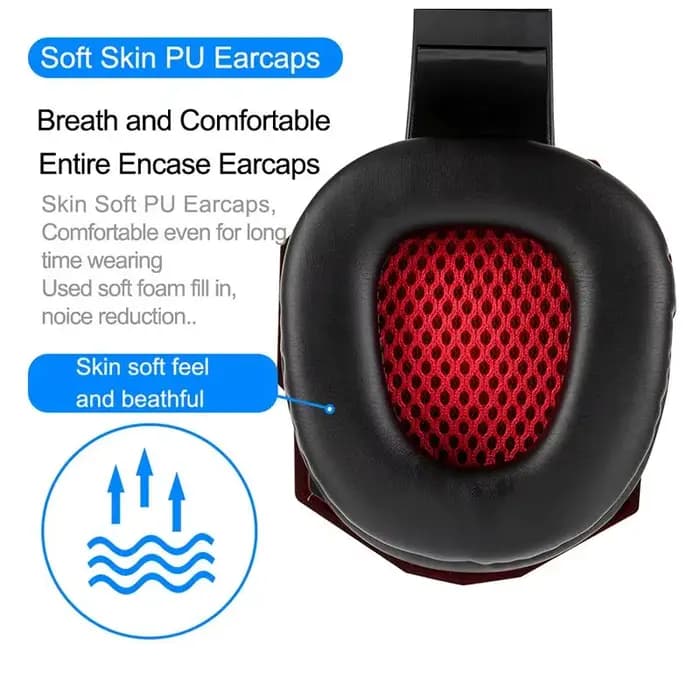 Casque de jeu RGB avec microphone, écouteurs filaires supra-auriculaires, légers, pour PC, PS4, PS5, Xbox, ordinateur portable 