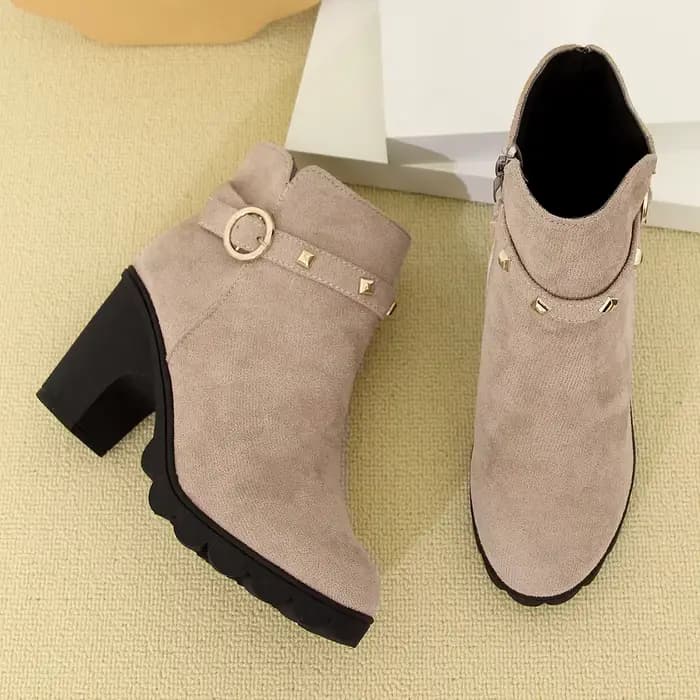 Bottes européennes à lacets pour femmes, chaussures de haute qualité à talons hauts, livraison rapide, nouvelle collection printemps hiver 2024