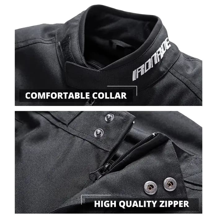 Veste de moto imperméable avec équipement de protection