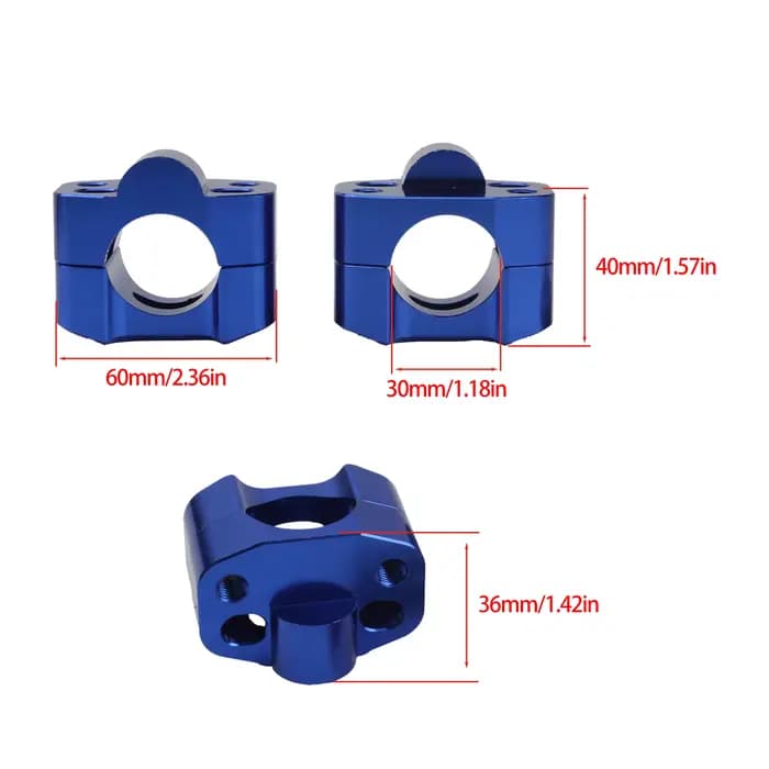 Pince de guidon de moto 1-1/8 "28mm