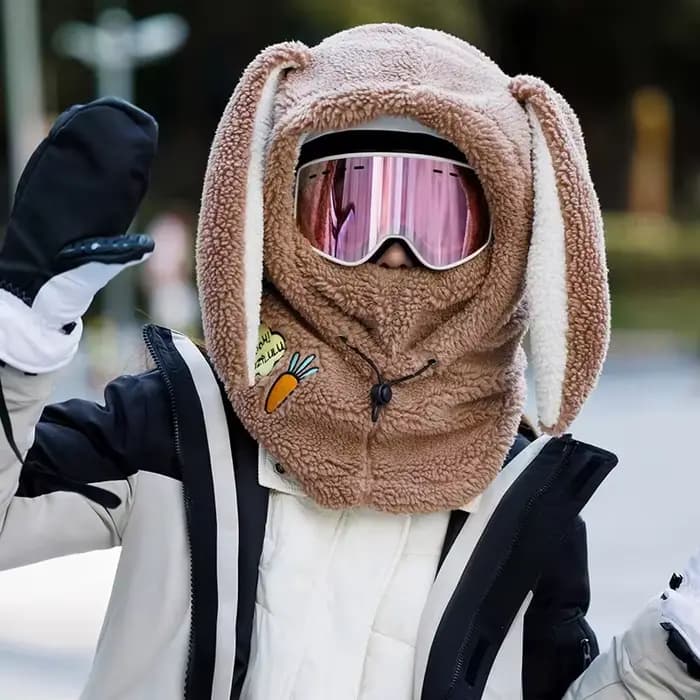 Housse de casque de Ski chaude d'hiver automne hiver équitation en plein air Plus casquette de Ski épaissie en velours