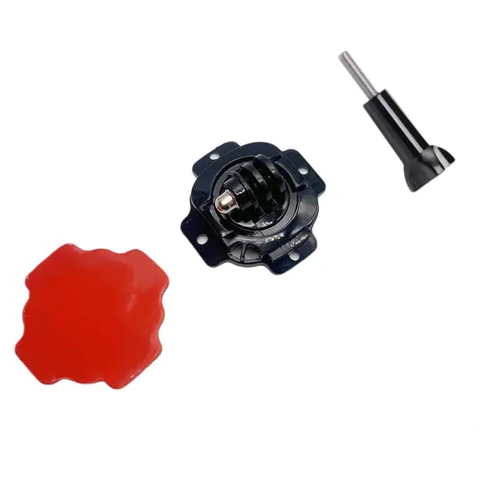 Support de casque rotatif à 360 degrés avec autocollant adhésif 3M pour Gopro Hero 10/9/8/7/6/5