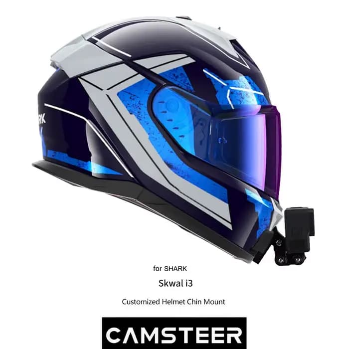 Support de menton pour casque de moto personnalisé Shark D Skwal i3