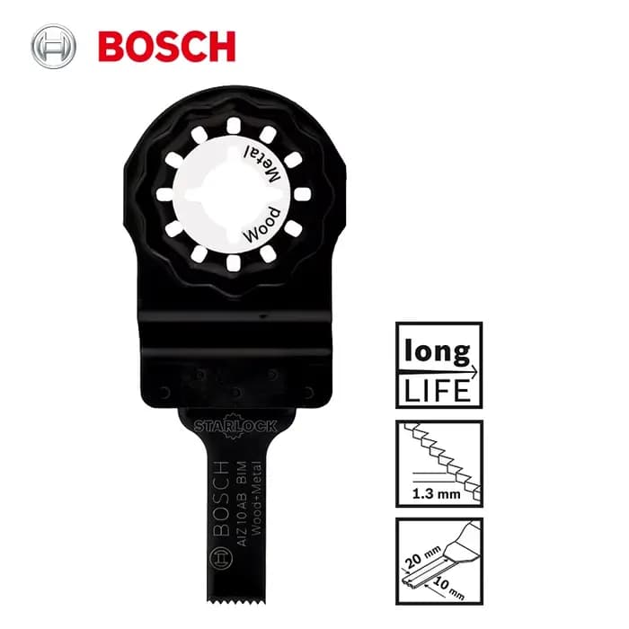 Bosch-Lame de Scie Oscillante Starlock AIZ 10 AB