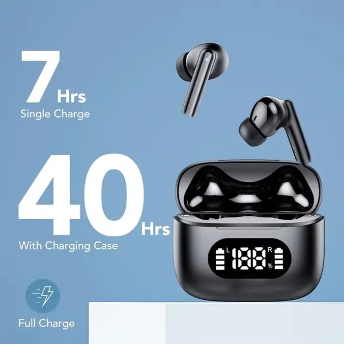 Écouteurs sans fil pour iPhone Android avec écran LED, écouteurs TWS stéréo, étanches IP7, pour les voyages, les affaires, casque de haute qualité