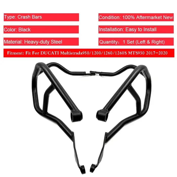 Barre de protection de moteur de moto